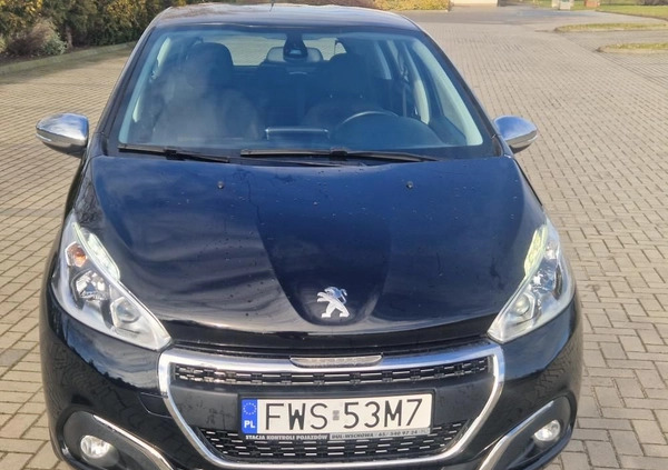 Peugeot 208 cena 33999 przebieg: 81000, rok produkcji 2017 z Wschowa małe 172